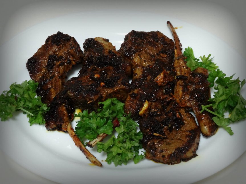 Lamb Cutlets in Moroccan Style